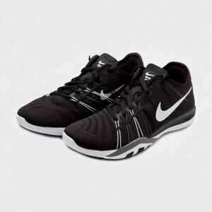 Nike Free TR 6 Black & White Sneakers Training Running Shoes